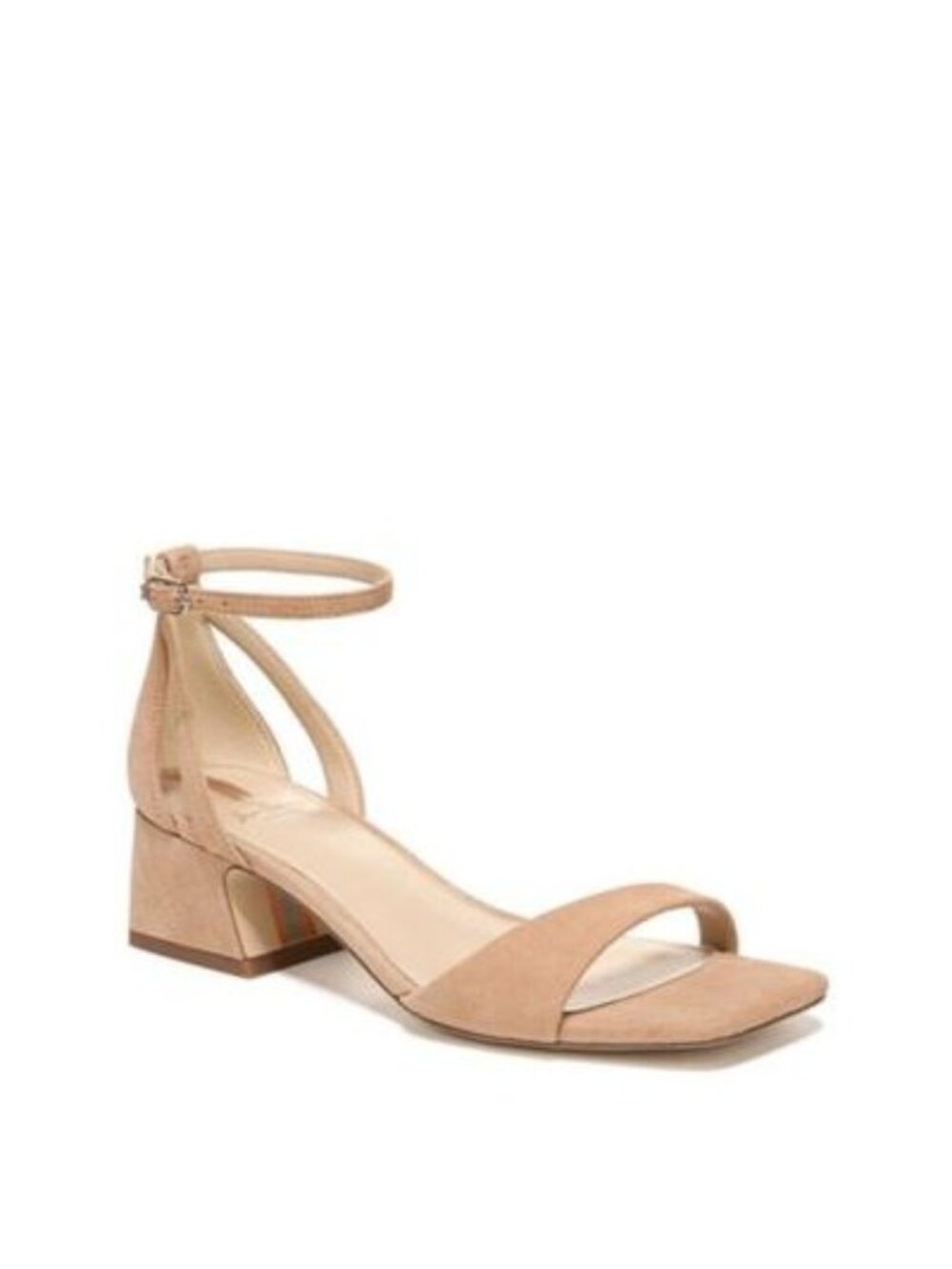 Sam Edelman Womens Open Toe Block Heeled Sandal Golden Caramel Size 5.5M NWB